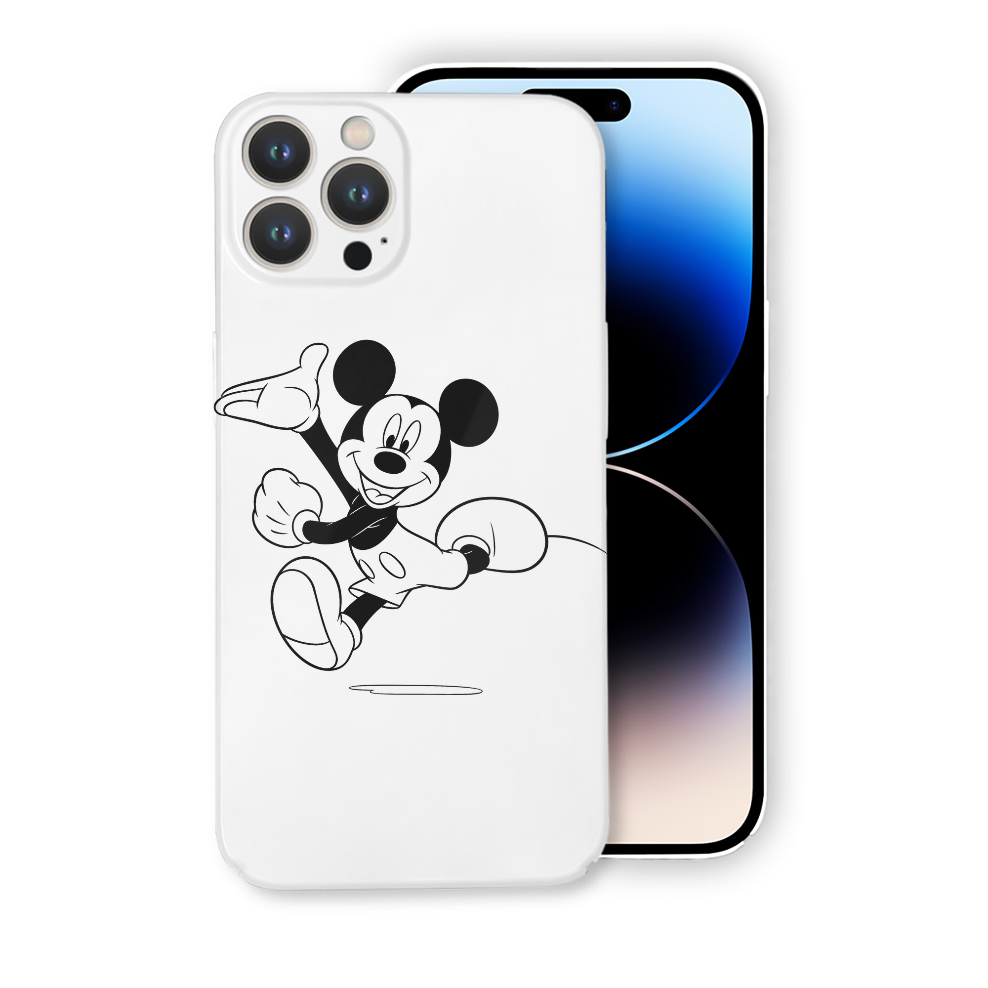 （画像用） ミッキーマウス Mickey Mouse 【iPhone 14シリーズ対応】ハードケース